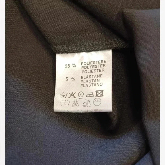 Liviana Conti Black Tan Ling Sleeve Midi Dress Size XL - Picture 9 of 13